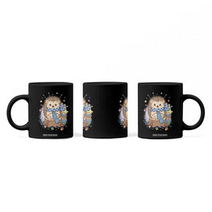 Cute Hedgehog Knitting Coffee Mug Gift For Crocheter TS12 Print Your Wear