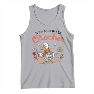 Funny Goose Crocheting Tank Top It Is A Good Day To Crochet TS12 Athletic Heather Print Your Wear