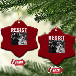 Portland Frog Protest Ceramic Ornament Funny Rebel Gift TS12 Print Your Wear