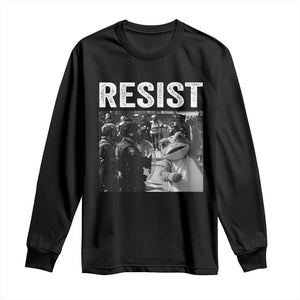 Portland Frog Protest Long Sleeve Shirt Funny Rebel Gift TS12 Black Print Your Wear