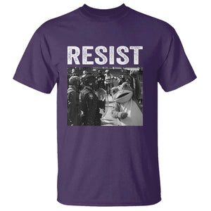 Portland Frog Protest T Shirt Funny Rebel Gift TS12 Purple Print Your Wear