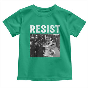 Portland Frog Protest Toddler T Shirt Funny Rebel Gift TS12 Irish Green Print Your Wear