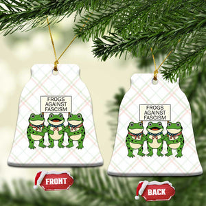 Frogs Against Fascism Ceramic Ornament Funny Portland Meme Humor Gift TS12 Print Your Wear