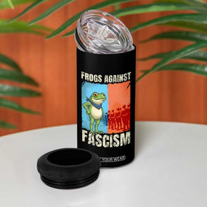 Frogs Against Fascism 4 in 1 Can Cooler Tumbler Portland Protest Vintage Meme Gift TS12 Print Your Wear