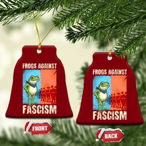 Frogs Against Fascism Ceramic Ornament Portland Protest Vintage Meme Gift TS12 Print Your Wear