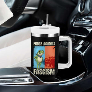 Frogs Against Fascism Tumbler With Handle Portland Protest Vintage Meme Gift TS12 Print Your Wear