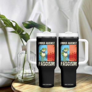 Frogs Against Fascism Tumbler With Handle Portland Protest Vintage Meme Gift TS12 Print Your Wear