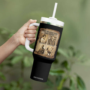 What We Learn From Black History Tumbler With Handle Iconic African American Figures TS12 Print Your Wear