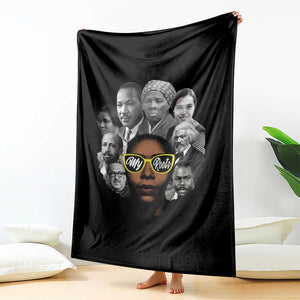 My Roots Black History Leaders Throw Blanket African American Heritage TS12 Print Your Wear