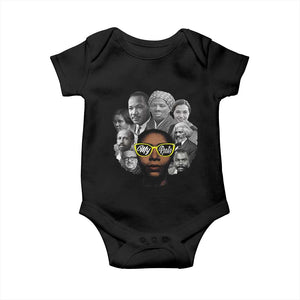 My Roots Black History Leaders Baby Onesie African American Heritage TS12 Black Print Your Wear