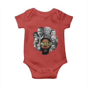 My Roots Black History Leaders Baby Onesie African American Heritage TS12 Red Print Your Wear