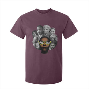 My Roots Black History Leaders T Shirt For Kid African American Heritage TS12 Maroon Print Your Wear