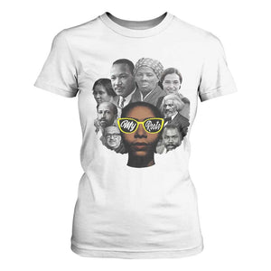 My Roots Black History Leaders T Shirt For Women African American Heritage TS12 White Print Your Wear