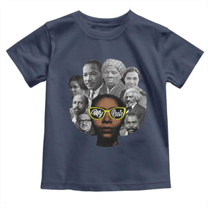 My Roots Black History Leaders Toddler T Shirt African American Heritage TS12 Navy Print Your Wear