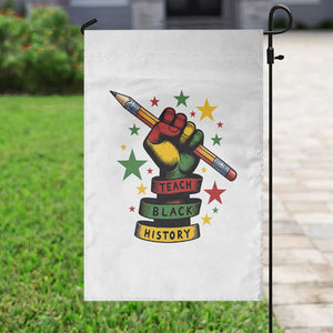 Teach Black History Education Pride Garden Flag Black History Month TS12 Print Your Wear
