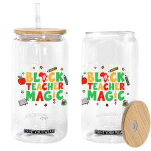 Inspirational Black Teacher Magic Glass Can African American History Month TS12 Print Your Wear