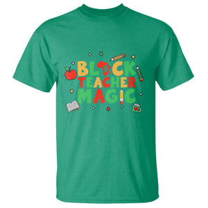 Inspirational Black Teacher Magic T Shirt African American History Month TS12 Irish Green Print Your Wear