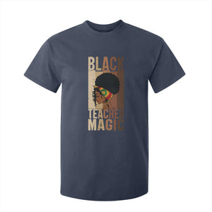 Black Teacher Magic T Shirt For Kid African American Pride Teacher Life TS12 Navy Print Your Wear