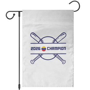 Venezuela Champions 2026 Garden Flag Baseball Pride Gift TS12 White Print Your Wear