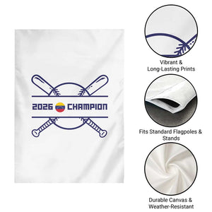 Venezuela Champions 2026 Garden Flag Baseball Pride Gift TS12 Print Your Wear