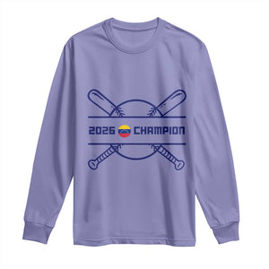 Venezuela Champions 2026 Long Sleeve Shirt Baseball Pride Gift TS12 Violet Print Your Wear