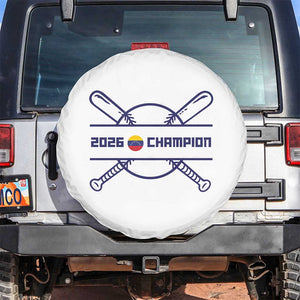Venezuela Champions 2026 Spare Tire Cover Baseball Pride Gift TS12 No hole White Print Your Wear