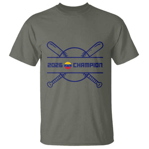 Venezuela Champions 2026 T Shirt Baseball Pride Gift TS12 Military Green Print Your Wear