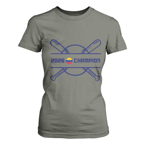 Venezuela Champions 2026 T Shirt For Women Baseball Pride Gift TS12 Military Green Print Your Wear