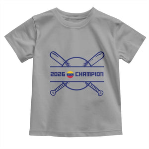 Venezuela Champions 2026 Toddler T Shirt Baseball Pride Gift TS12 Sport Gray Print Your Wear
