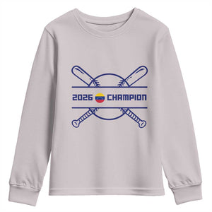 Venezuela Champions 2026 Youth Sweatshirt Baseball Pride Gift TS12 Ice Gray Print Your Wear