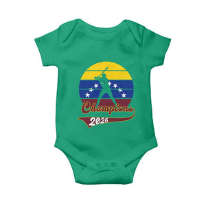 Vintage Venezuela 2026 Champions Baby Onesie Patriotic Baseball Pride Gift TS12 Irish Green Print Your Wear