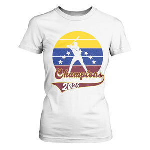 Vintage Venezuela 2026 Champions T Shirt For Women Patriotic Baseball Pride Gift TS12 White Print Your Wear