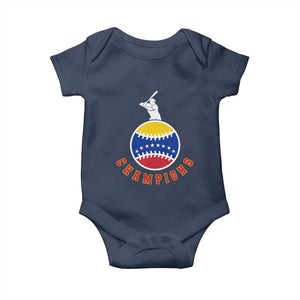 Venezuela 2026 Champions Baby Onesie Baseball Gift For Sport Lover TS12 Navy Print Your Wear