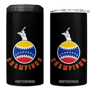 Venezuela 2026 Champions 4 in 1 Can Cooler Tumbler Baseball Gift For Sport Lover TS12 One Size: 16 oz Black Print Your Wear