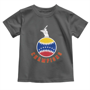 Venezuela 2026 Champions Toddler T Shirt Baseball Gift For Sport Lover TS12 Dark Heather Print Your Wear