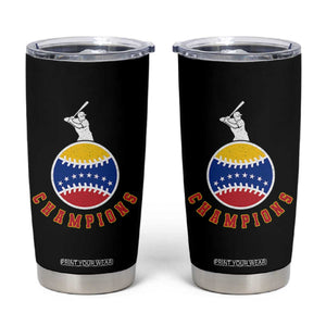 Venezuela 2026 Champions Tumbler Cup Baseball Gift For Sport Lover TS12 Black Print Your Wear
