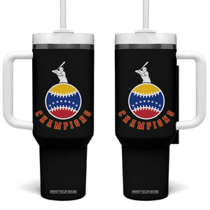 Venezuela 2026 Champions Tumbler With Handle Baseball Gift For Sport Lover TS12 One Size: 40 oz Black Print Your Wear