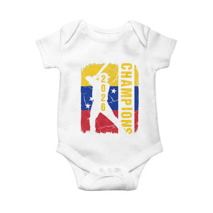Venezuela 2026 Champions Baby Onesie Baseball Vinotinto Pride Gift TS12 White Print Your Wear