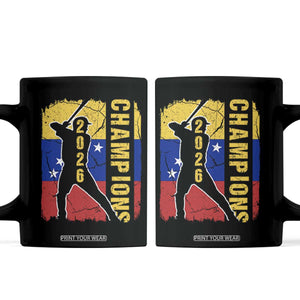 Venezuela 2026 Champions Coffee Mug Baseball Vinotinto Pride Gift TS12 Black Print Your Wear