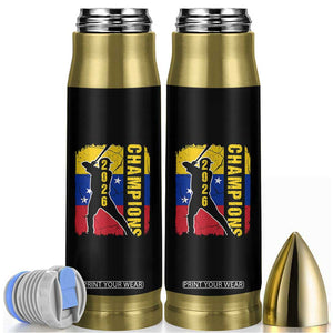 Venezuela 2026 Champions Bullet Tumbler Baseball Vinotinto Pride Gift TS12 Black Print Your Wear