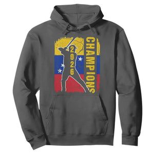 Venezuela 2026 Champions Hoodie Baseball Vinotinto Pride Gift TS12 Dark Heather Print Your Wear