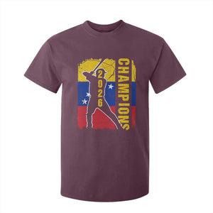Venezuela 2026 Champions T Shirt For Kid Baseball Vinotinto Pride Gift TS12 Maroon Print Your Wear