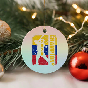 Venezuela 2026 Champions Ceramic Ornament Baseball Vinotinto Pride Gift TS12 1pc Pastel Print Your Wear