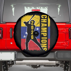 Venezuela 2026 Champions Spare Tire Cover Baseball Vinotinto Pride Gift TS12 Black Print Your Wear