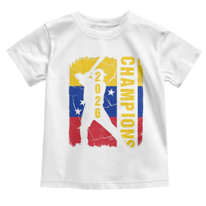 Venezuela 2026 Champions Toddler T Shirt Baseball Vinotinto Pride Gift TS12 White Print Your Wear