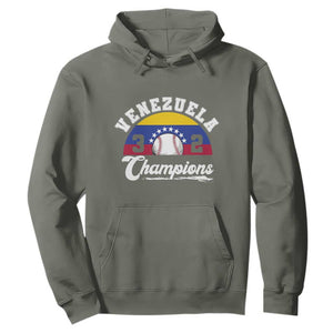 Venezuela 2026 Champions Hoodie Baseball Patriotic Pride TS12 Military Green Print Your Wear