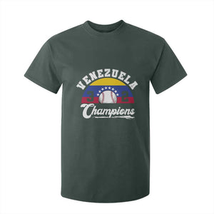 Venezuela 2026 Champions T Shirt For Kid Baseball Patriotic Pride TS12 Dark Forest Green Print Your Wear