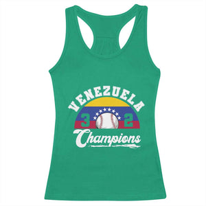 Venezuela 2026 Champions Racerback Tank Top Baseball Patriotic Pride TS12 Irish Green Print Your Wear