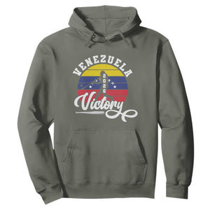 Venezuela 2026 Victory Baseball Hoodie Retro Softball Player Gift TS12 Military Green Print Your Wear