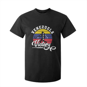 Venezuela 2026 Victory Baseball T Shirt For Kid Retro Softball Player Gift TS12 Black Print Your Wear